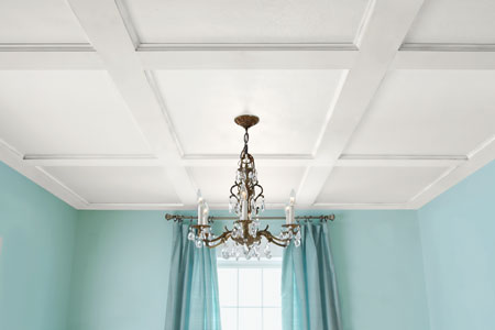 how to build coffered ceiling