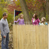 family building a fort