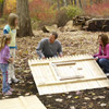family building a fort