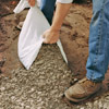 filling pathway with graded base