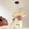 Removing a light fixture before installing a ceiling fan