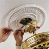 Connecting the wires of a ceiling fan