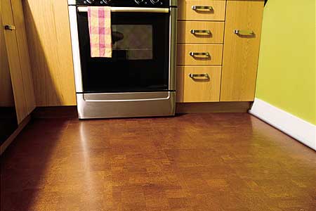 cork floor bathroom