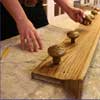 making doorknob coatrack