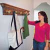 making doorknob coatrack