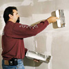 Sanding te first coat when installing Drywall