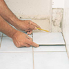 making final tile cuts