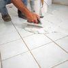 spreading the grout