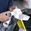 Installing a floodlight