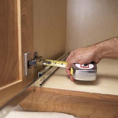 MEASURE THE CABINET | How to Install a Pull-Out Kitchen Shelf | This 