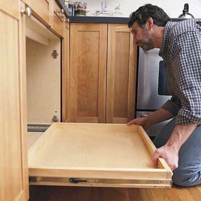 INSTALL THE SHELF | How to Install a Pull-Out Kitchen Shelf | This Old 