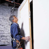 Fitting door into opening