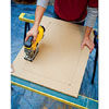 cutting the cover pieces with saw