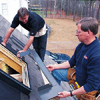 install the sill flashing along the bottom of the skylight