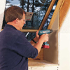 Cover the viewing shelf with 1/2-inch plywood followed by a layer of drywall