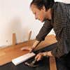 Laying engineered wood floors