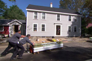 Reclaimed timbers, 328-year-old house, Hidden deck fastening system, New shed, at the Bedford house in episode 3112 of This Old House