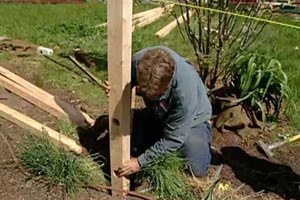 Roger Cook shows how to repair a split-rail fence