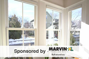 bay windows seen from inside