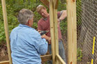 Tom Silva and Kevin O'Connor build a chicken coop