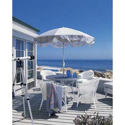deck as a seaside lot