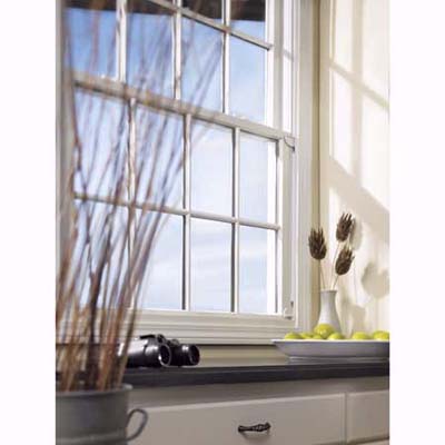 Andersen interior window bracket for hanging plywood during storm