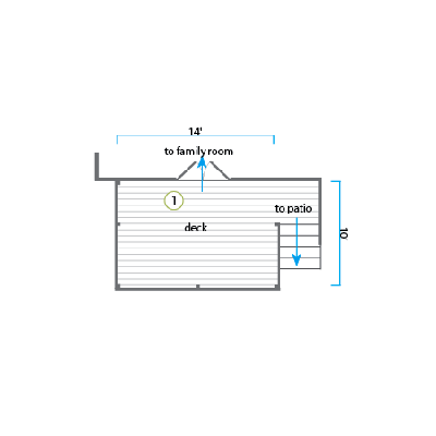 Porch layout before