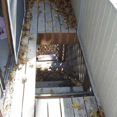 balcony stairs