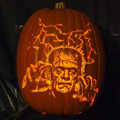 6. Electric Frank | 2011 Pumpkin-Carving Contest Winners | This Old House